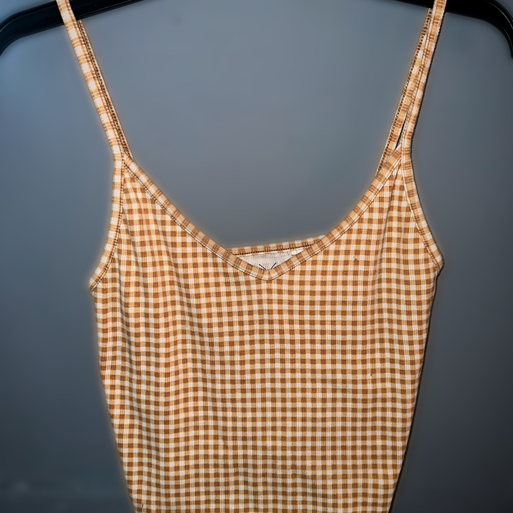 Gingham Checkered Women's Top